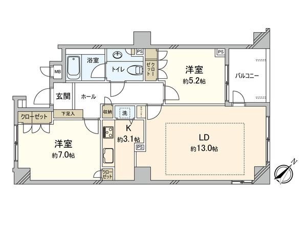 ロムルスコート幡ケ谷 間取図(平面図) ロムルスコート幡ケ谷 間取図(平面図)