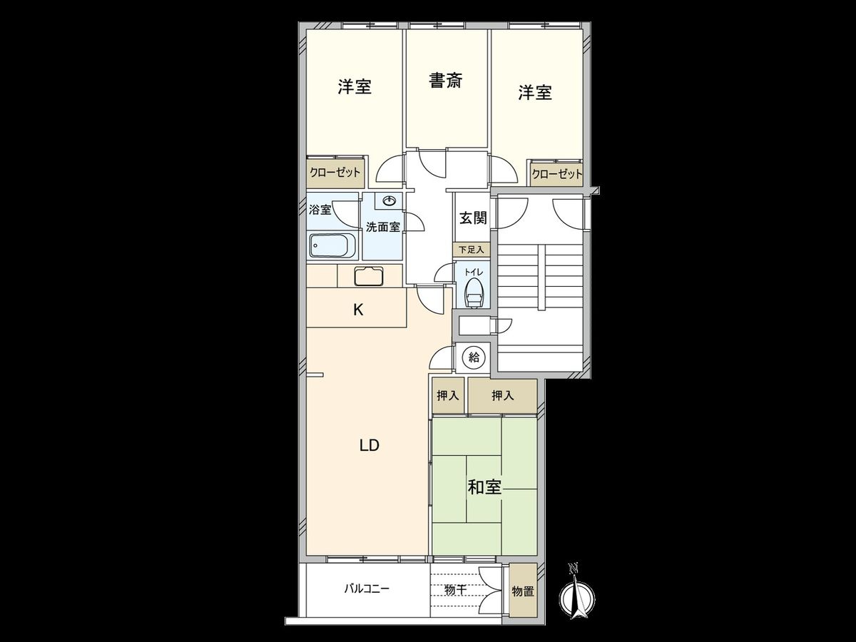 つつじヶ丘ハイム 間取図(平面図) 間取図(平面図)