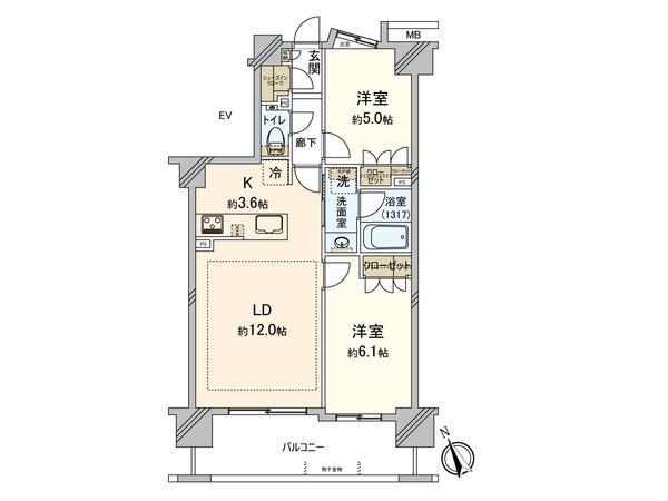 センチュリー千歳烏山レジデンス 間取図(平面図) センチュリー千歳烏山レジデンス 間取図(平面図)