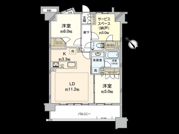 センチュリー千歳烏山レジデンス 間取図(平面図) センチュリー千歳烏山レジデンス 間取図(平面図)