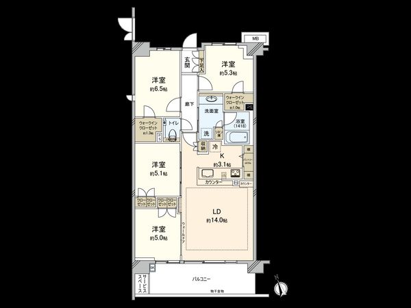 間取図(平面図)
