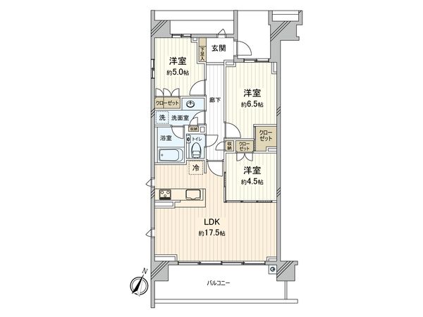 グランドメゾン仙川 間取図(平面図) グランドメゾン仙川 間取図(平面図)