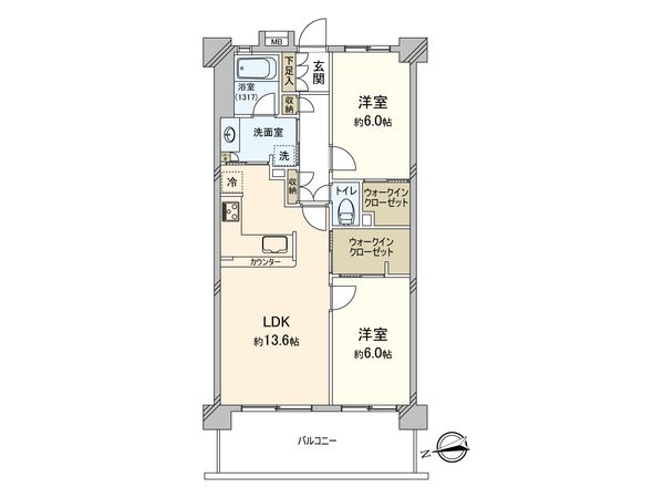 レヴィールつつじヶ丘 間取図(平面図)