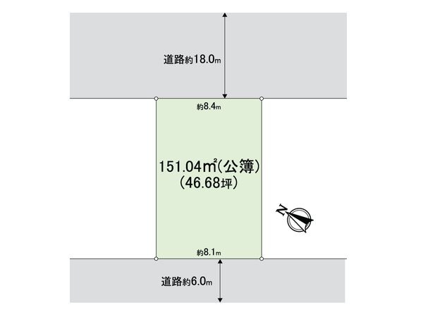狩場台5丁目 土地 区画図