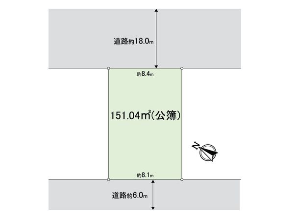 狩場台5丁目 土地 区画図