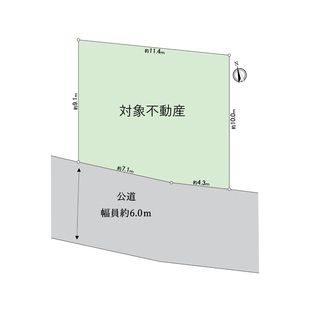 福吉台1丁目 土地 区画図