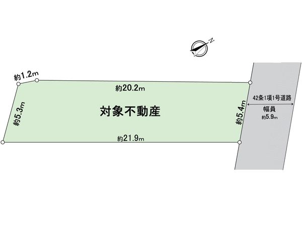 神陵台8丁目 土地 区画図 神陵台8丁目 土地 区画図