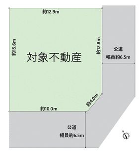 井吹台東町4丁目 土地 区画図