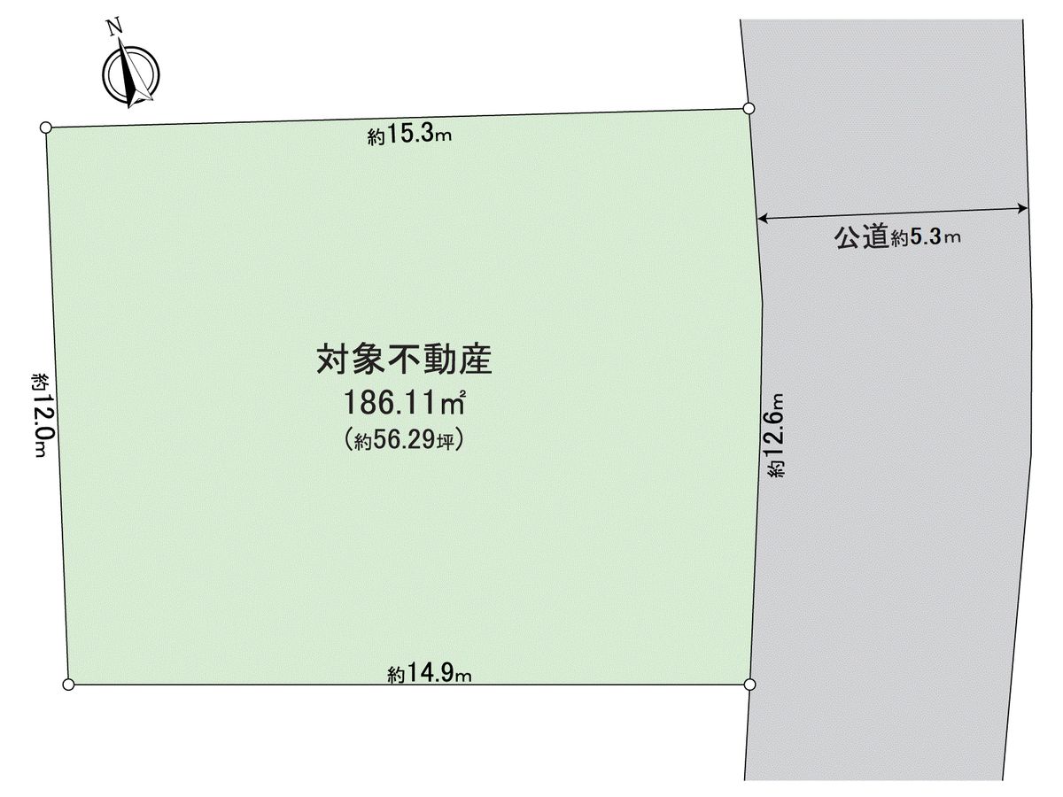 友が丘5丁目 土地 区画図 区画図