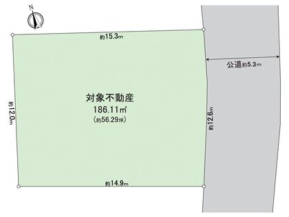 友が丘5丁目 土地 区画図