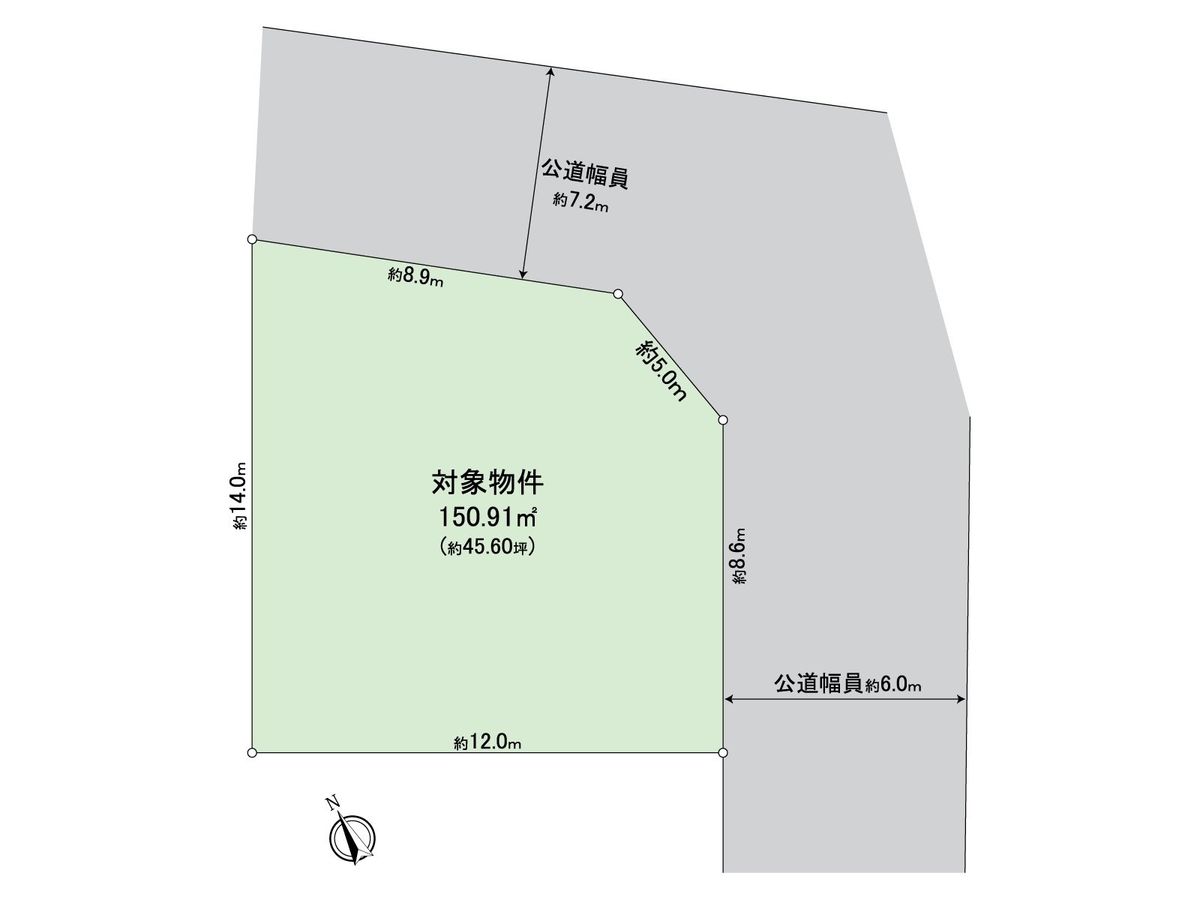 三木市大村 土地 区画図 区画図