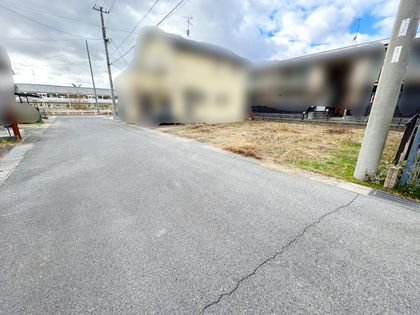 三木市大村 土地 前面道路含む外観