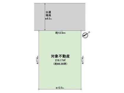 樫野台1丁目 売土地 区画図