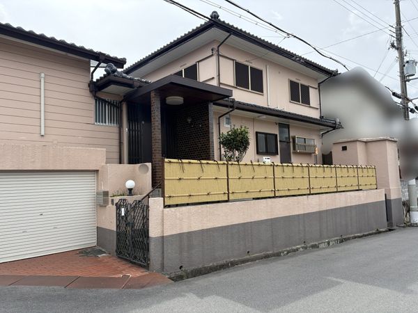 緑が丘町西2丁目 売り土地(1号地) 前面道路含む外観