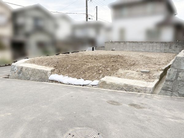 旭が丘1丁目 土地 前面道路含む外観