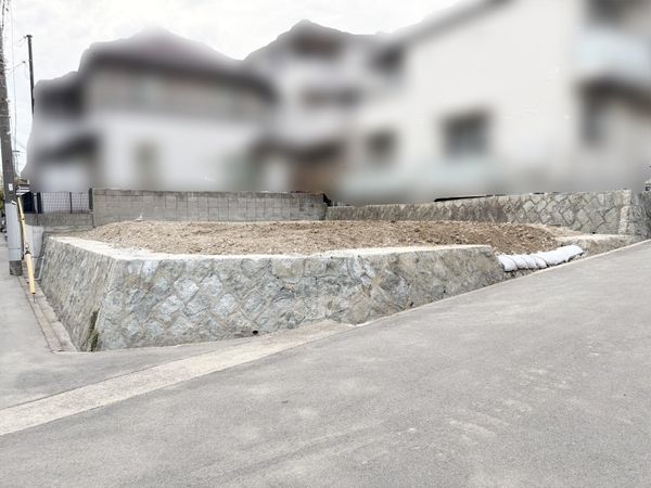 旭が丘1丁目 土地 前面道路含む外観