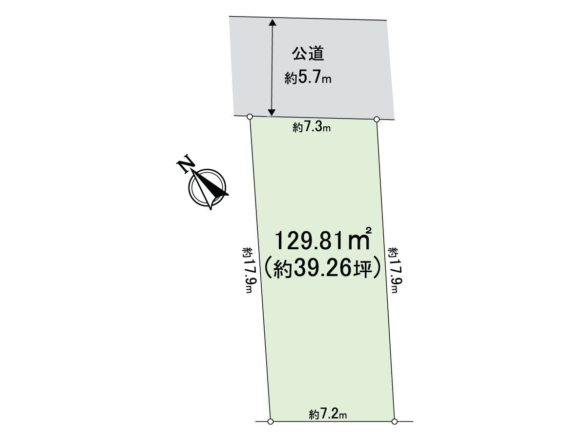 太寺4丁目 土地 区画図 区画図