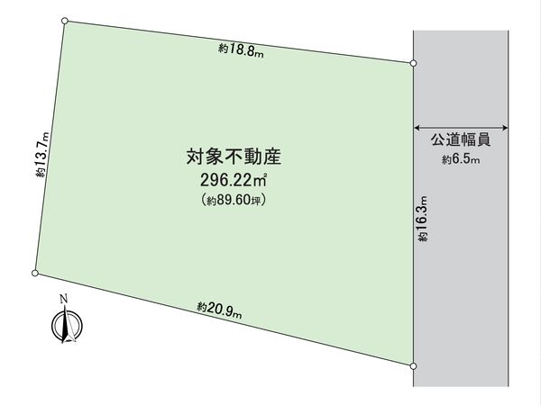 五色山4丁目 土地 区画図 五色山4丁目 土地 区画図
