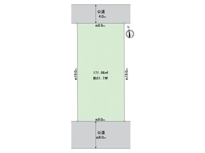 白川台1丁目 土地 A号地 区画図
