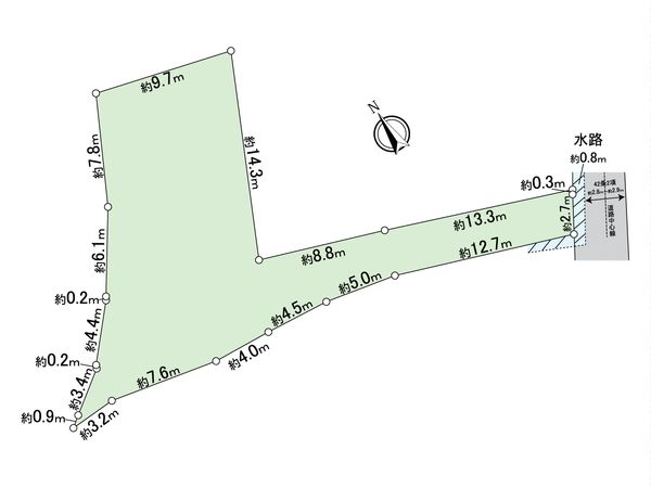 大久保町大窪 土地 区画図 大久保町大窪 土地 区画図