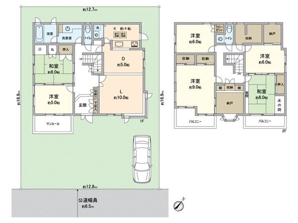 竹の台5丁目 戸建 間取図(平面図) 竹の台5丁目 戸建 間取図(平面図)