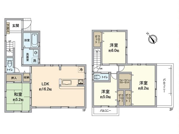 長畑町 新築戸建 間取図(平面図)