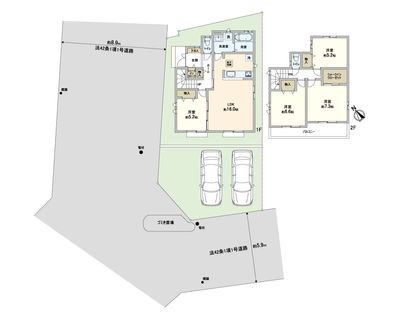 神陵台9丁目 新築戸建 間取図(平面図)