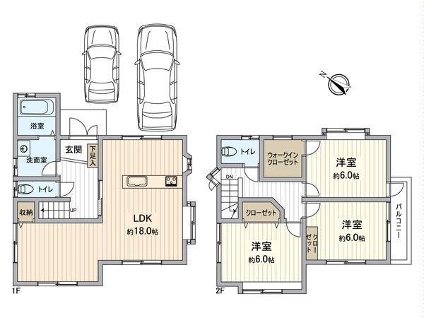 天が岡 戸建 間取図(平面図) 天が岡 戸建 間取図(平面図)