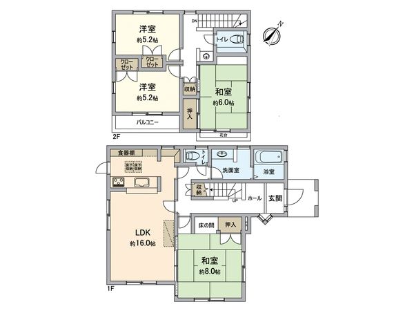 竹の台5丁目 戸建 間取図(平面図) 竹の台5丁目 戸建 間取図(平面図)