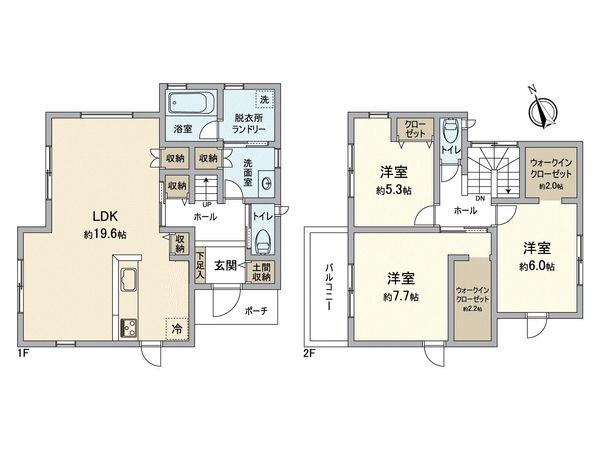 池上2丁目 新築戸建 間取図(平面図)