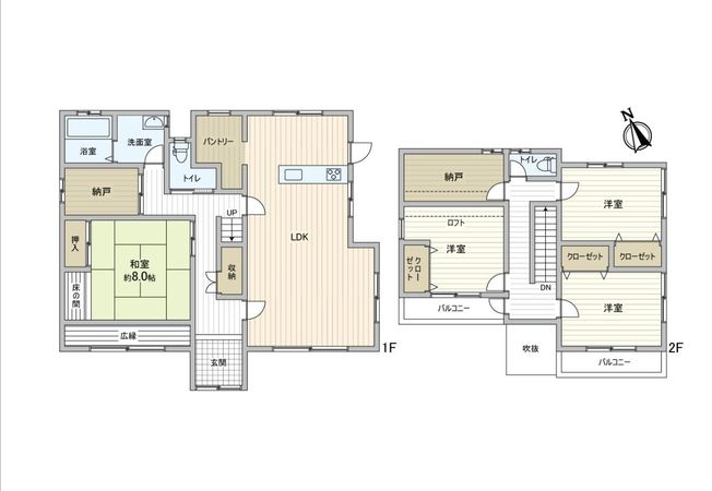 宮下3丁目 戸建 間取図(平面図)