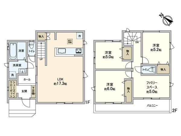 舞子台1丁目 新築戸建 間取図(平面図)