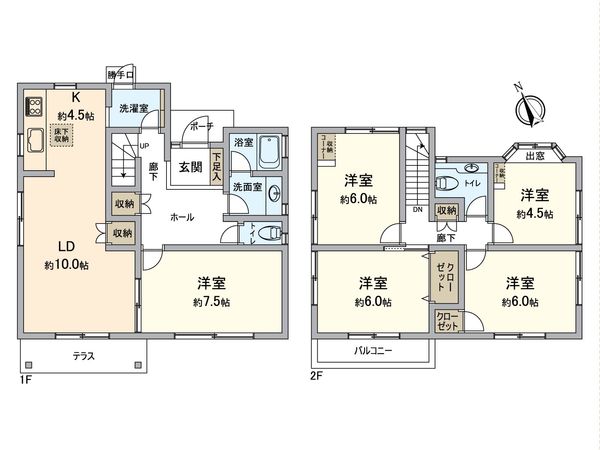 春日台9丁目 戸建 間取図(平面図)