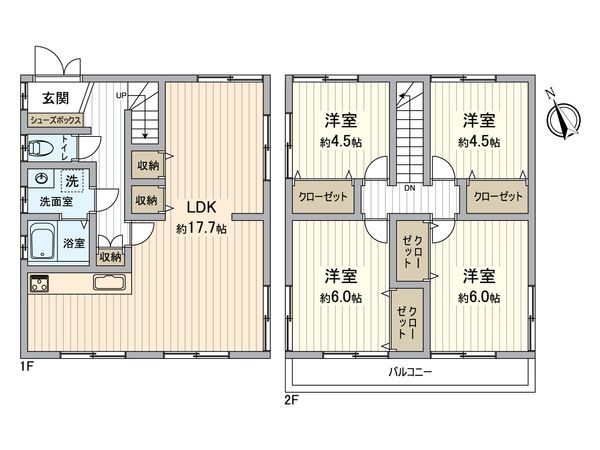 舞子台1丁目 戸建 間取図(平面図)