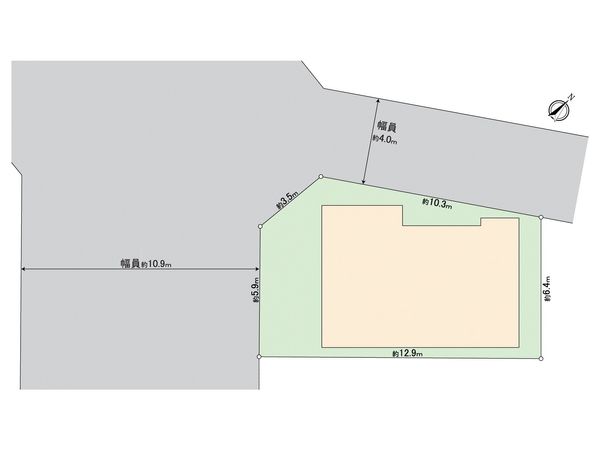 北別府5丁目 新築戸建 1号地 区画図 北別府5丁目 新築戸建 1号地 区画図