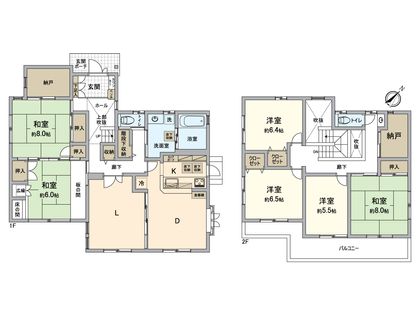 井吹台西町4丁目 戸建 間取図(平面図)