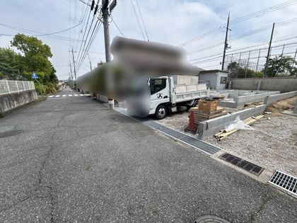 狩場台1丁目 新築戸建 2号地 前面道路含む外観