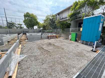 狩場台1丁目 新築戸建 1号地 前面道路含む外観