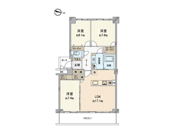ラ・フォルテ西神中央 1番館 間取図(平面図)