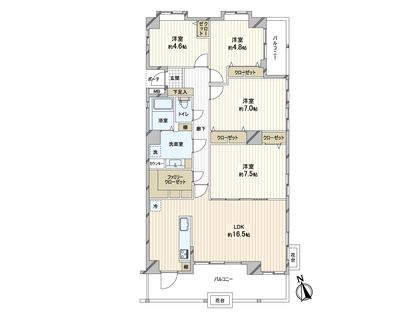 間取図(平面図)