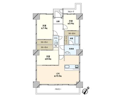 間取図(平面図)