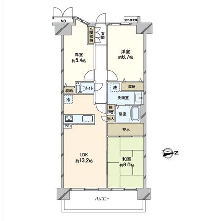 グレーシイ須磨アルテピア3番街 2期棟 間取図(平面図)