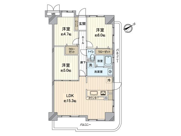 須磨妙法寺アーバンコンフォート 間取図(平面図)