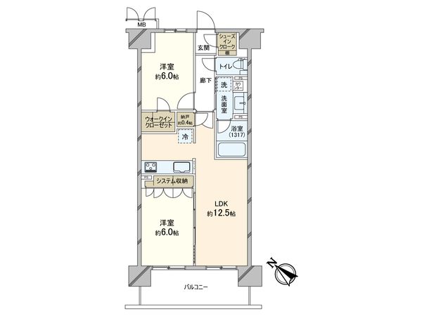 ブランシエラ新長田 間取図(平面図) ブランシエラ新長田 間取図(平面図)
