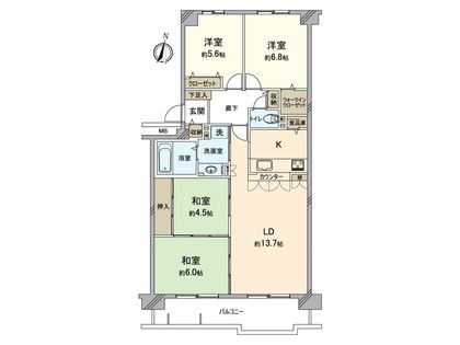 間取図(平面図)