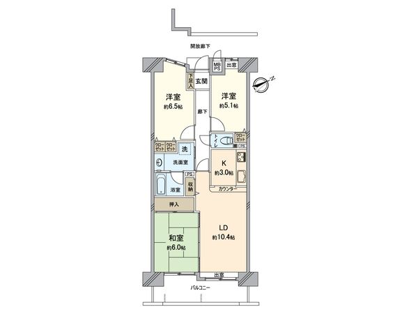 ファミール西神戸 間取図