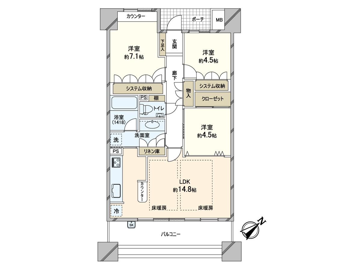 間取図(平面図)
