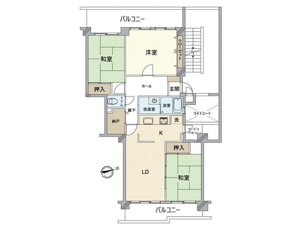 グリーンハイツ清水が丘 間取図(平面図) グリーンハイツ清水が丘 間取図(平面図)