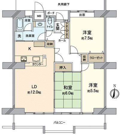アバンドーネ西神春日台 間取図(平面図) アバンドーネ西神春日台 間取図(平面図)