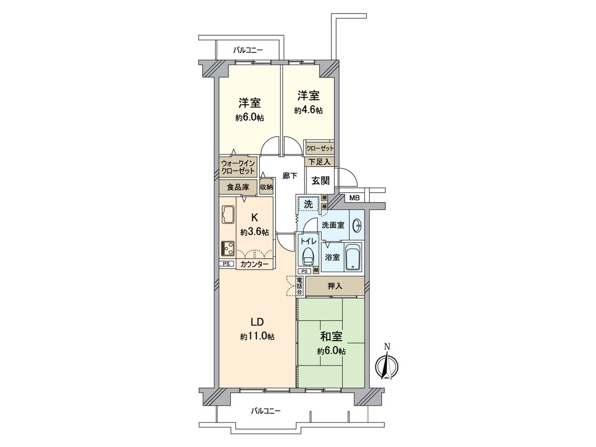 間取図(平面図)